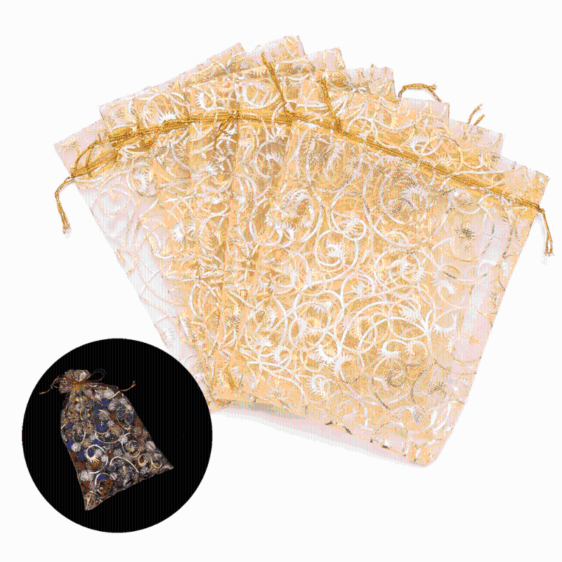 100Pcs Candy Gift Bags Christmas Gift Bags Drawstring Pocket Hot Silver Bronzing Organza Bag Baking Packaging Xmas Party Decor
100Pcs Candy Gift Bags Christmas Gift Bags Drawstring Pocket Hot Silver Bronzing Organza Bag Baking Packaging Xmas Party Decor