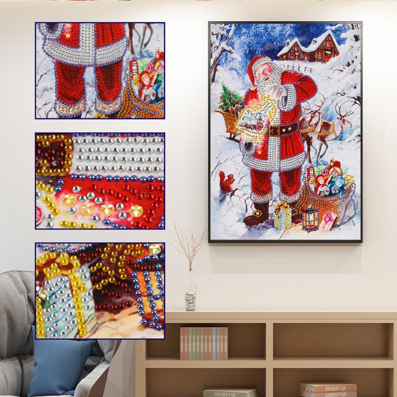 Christmas Diamond Painting Santa Claus Full Round Square Embroidery Sale Diamond Art Winter Cross Stitch Rhinestones Home Decor
Christmas Diamond Painting Santa Claus Full Round Square Embroidery Sale Diamond Art Winter Cross Stitch Rhinestones Home Decor