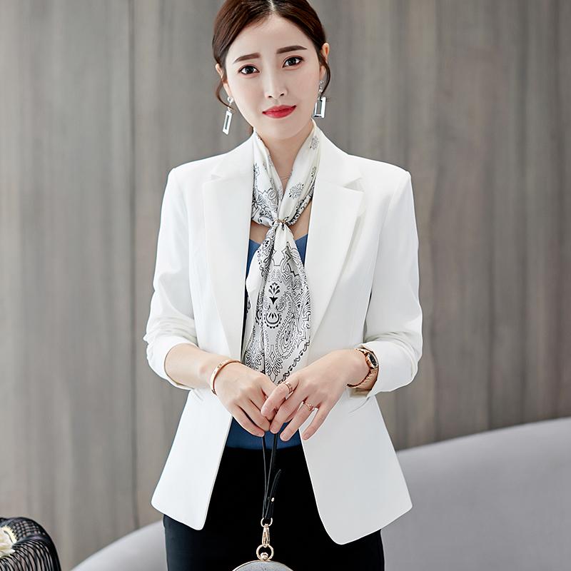 Spring Autumn Fashion Blazer Jacket Women Casual Elegant Long Sleeve Work Suit Coat Office Lady Solid Slim Blazers White Female, Black
Spring Autumn Fashion Blazer Jacket Women Casual Elegant Long Sleeve Work Suit Coat Office Lady Solid Slim Blazers White Female, Black