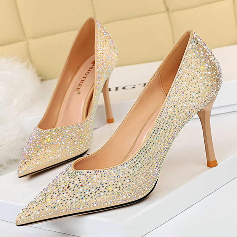 Luxury 2020 Female Bling Crystal 8.5cm High Women's Touch Bombs Sparkly White Gold Scarpins Heels Bridal Shoes Rx1c, Pure white
Luxury 2020 Female Bling Crystal 8.5cm High Women's Touch Bombs Sparkly White Gold Scarpins Heels Bridal Shoes Rx1c, Pure white
