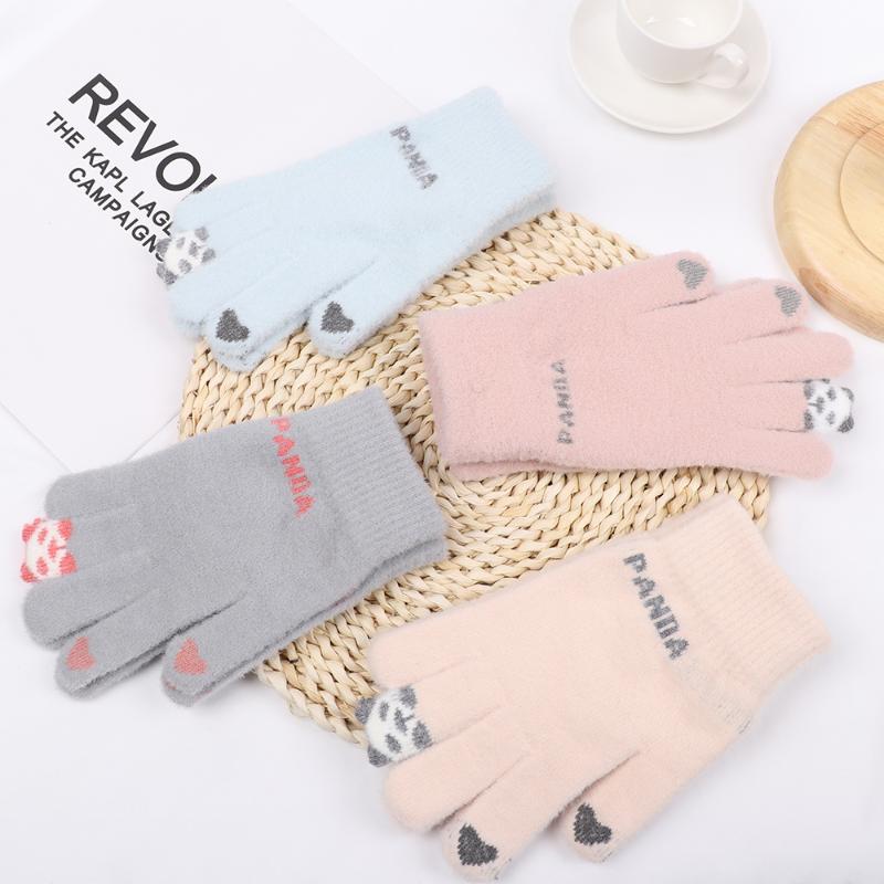 1Pair Women Mittens Winter Warm Cute Cartoon Cats Touch Screen Gloves Thicken Stretch Knitted Gloves Female Full Finger Mittens
1Pair Women Mittens Winter Warm Cute Cartoon Cats Touch Screen Gloves Thicken Stretch Knitted Gloves Female Full Finger Mittens