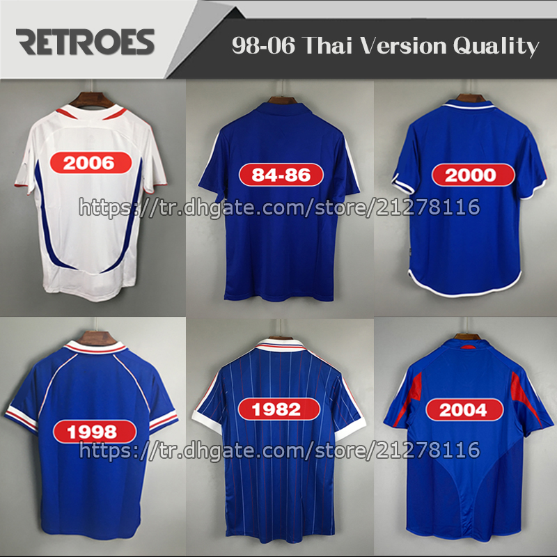 1998 ZIDANE RETRO VINTAGE soccer jerseys 10 #12 HENRY MAILLOT DE FOOT 2006 Thailand Quality uniforms Football 2000 Jerseys shirt 
1998 ZIDANE RETRO VINTAGE soccer jerseys 10 #12 HENRY MAILLOT DE FOOT 2006 Thailand Quality uniforms Football 2000 Jerseys shirt