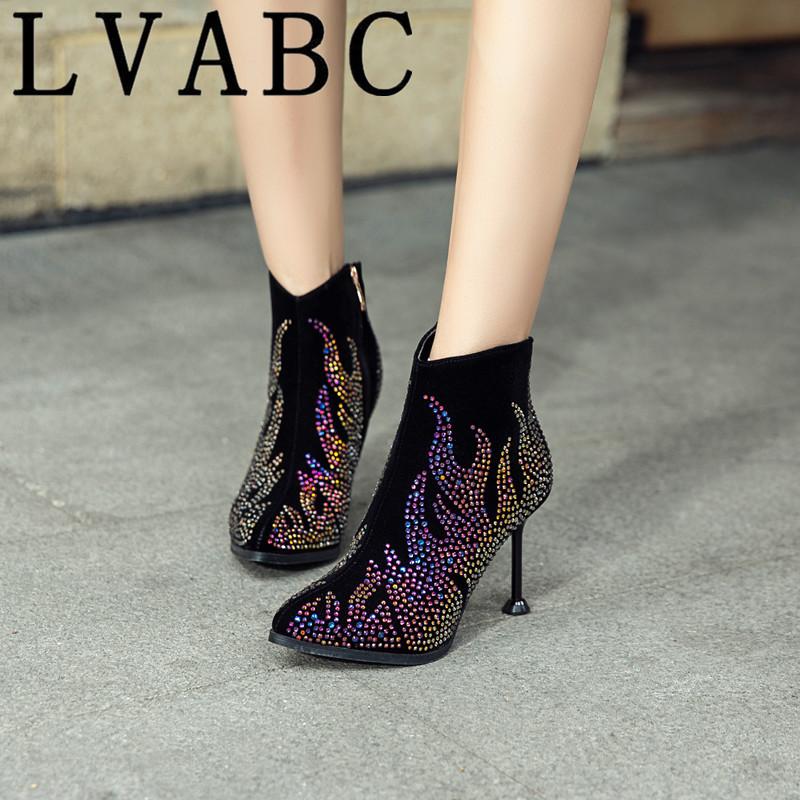 LVABC 2020 Brand Design Contracted Solid Black Women Pointed Toe Stiletto High Heels Shoes Booties Woman Boots Ladies Shoes Red
LVABC 2020 Brand Design Contracted Solid Black Women Pointed Toe Stiletto High Heels Shoes Booties Woman Boots Ladies Shoes Red