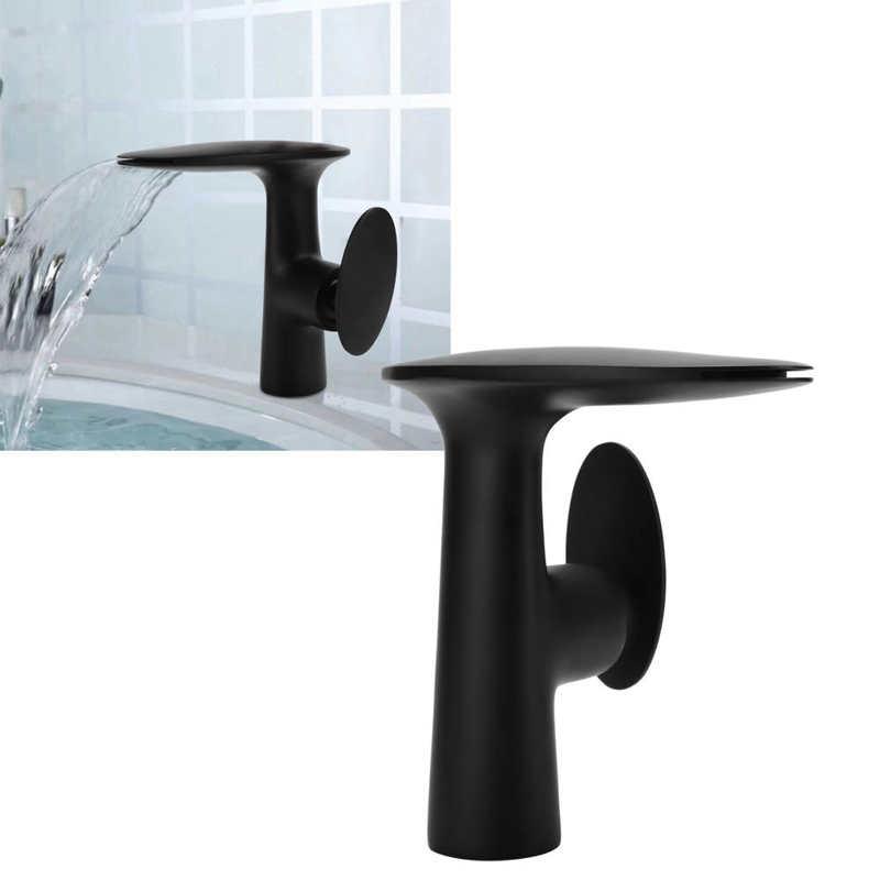 Bathroom Kitchen Waterfall Faucet Black Zinc Alloy Basin Sink Faucet Single Handle Cold Hot Mixer Water Tap
Bathroom Kitchen Waterfall Faucet Black Zinc Alloy Basin Sink Faucet Single Handle Cold Hot Mixer Water Tap