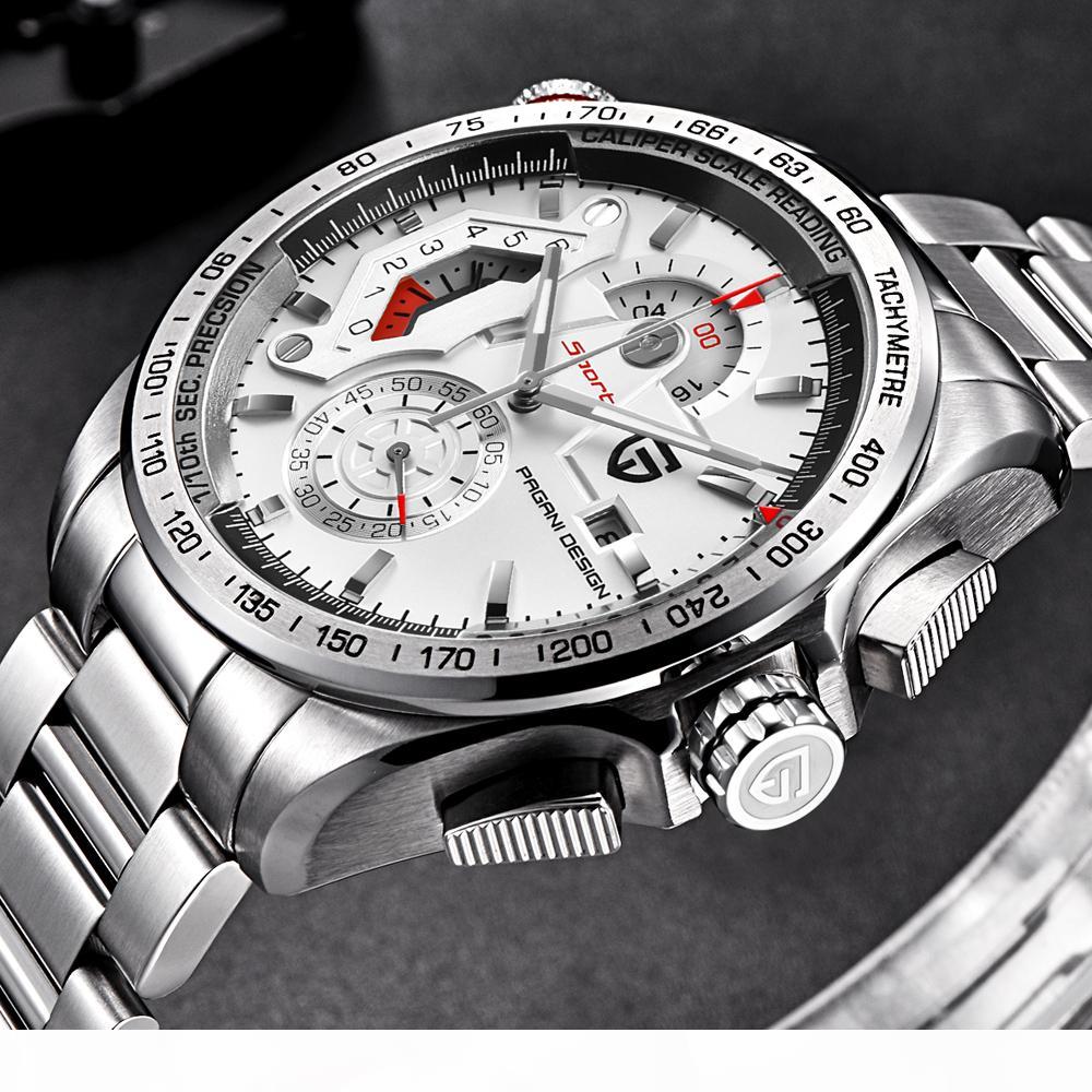 PAGANI DESIGN Chronograph Sport Watches Men Fashion Quartz Full Stainless Steel Dive Watch Clock Relogio Masculino, Slivery;brown
PAGANI DESIGN Chronograph Sport Watches Men Fashion Quartz Full Stainless Steel Dive Watch Clock Relogio Masculino, Slivery;brown