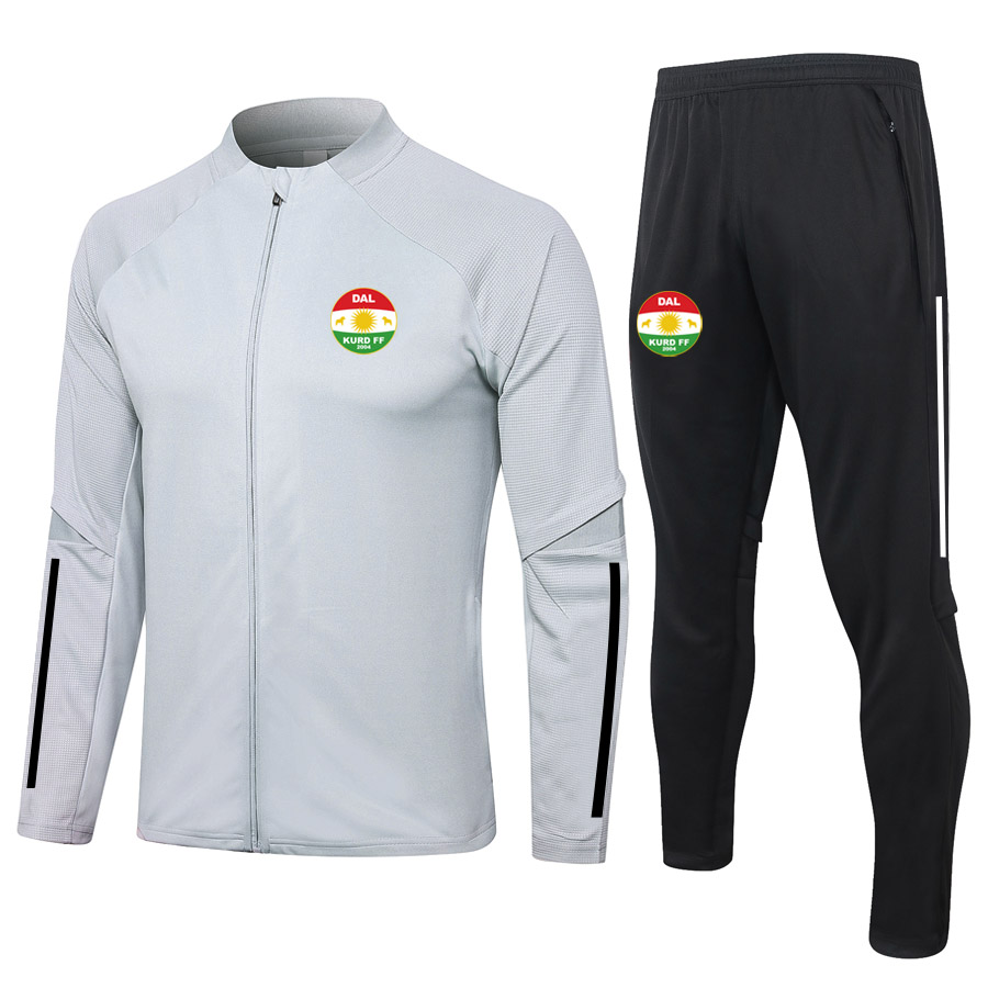2021 dalkurd FF Soccer Training Suit adult Soccer Tracksuits sets kits sports full zipper jackets and pants training sets Men's Tracksuits, Gray
2021 dalkurd FF Soccer Training Suit adult Soccer Tracksuits sets kits sports full zipper jackets and pants training sets Men's Tracksuits, Gray