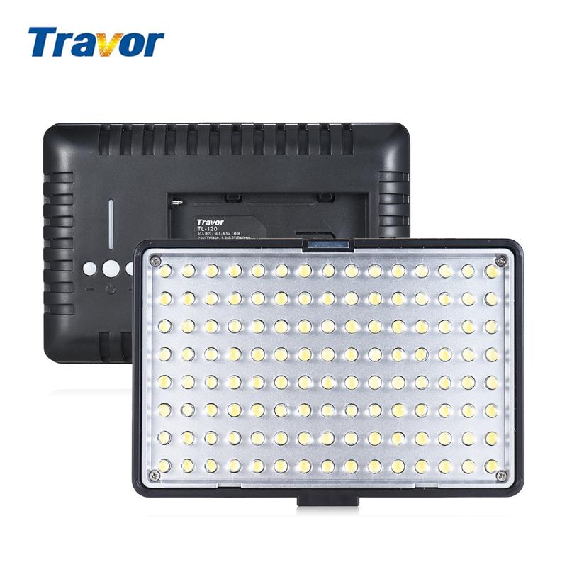 Travor TL-120 Professional Dimmable LED Video Light Photography Fill Light CRI 85+ w/2 Color Filters for DSLR
Travor TL-120 Professional Dimmable LED Video Light Photography Fill Light CRI 85+ w/2 Color Filters for DSLR