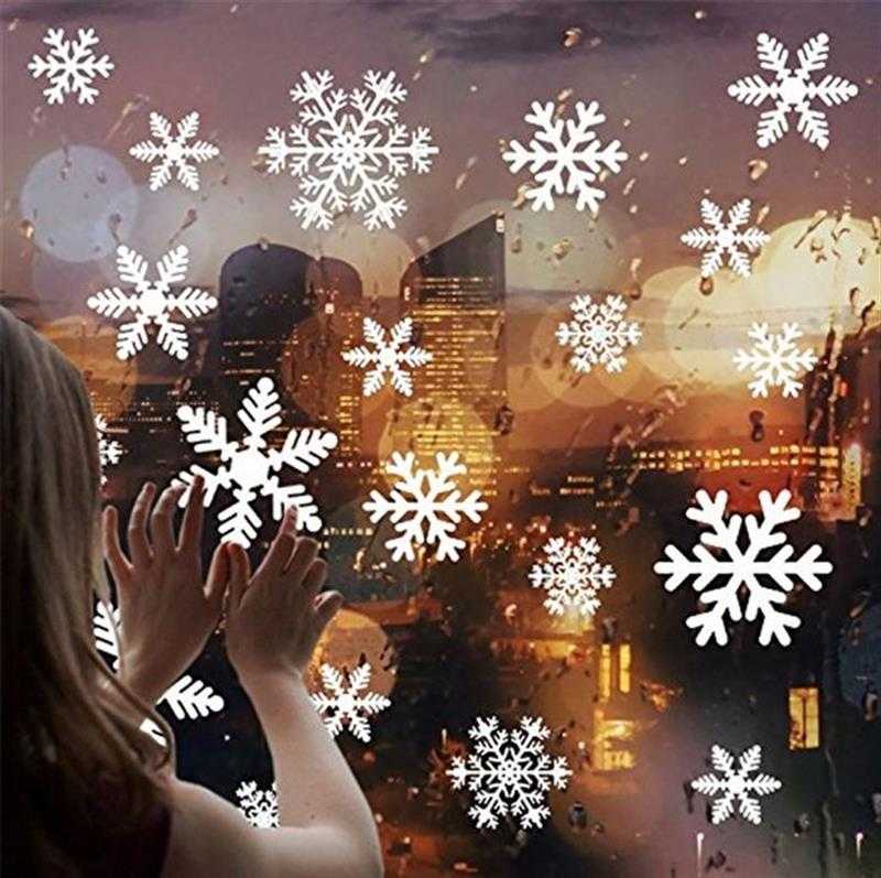 27Pcs Christmas Snowflake Window Sticker Christmas Wall Stickers Room Wall Decals Decorations For Home New Year 2021
27Pcs Christmas Snowflake Window Sticker Christmas Wall Stickers Room Wall Decals Decorations For Home New Year 2021