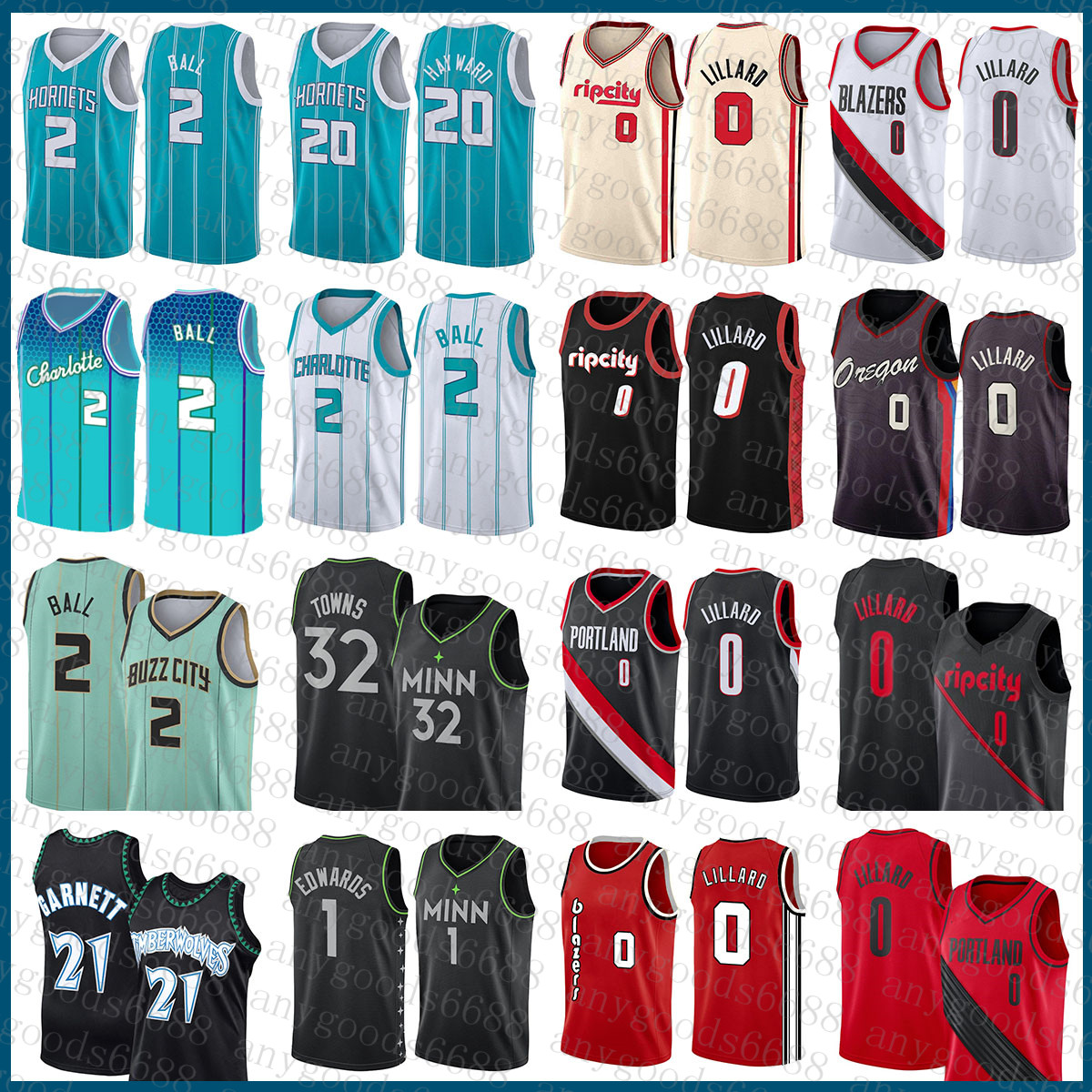 Portlands Charlottes Hornet Trail Minnesotas Timberwolve Blazer Basketball Jersey 1 LaMelo Ball Damian Lillard 2021 2022 New 2 0 Anthony Edwards Silver
Portlands Charlottes Hornet Trail Minnesotas Timberwolve Blazer Basketball Jersey 1 LaMelo Ball Damian Lillard 2021 2022 New 2 0 Anthony Edwards Silver
