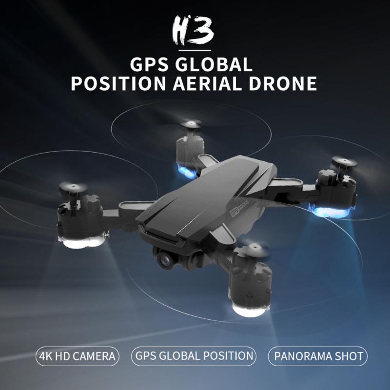 New H3 GPS Drone 4K HD Dual Camera 5G Wifi FPV Drone RC Quadcopter Follow Me Quadcopter kids toys Folding Propeller#G20
New H3 GPS Drone 4K HD Dual Camera 5G Wifi FPV Drone RC Quadcopter Follow Me Quadcopter kids toys Folding Propeller#G20