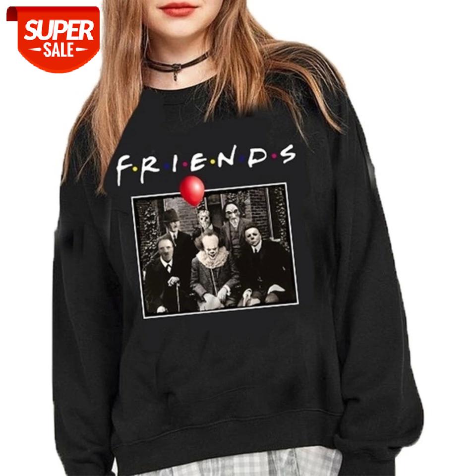 Horror Friends Pennywise Michael Myers Jason Voorhees Halloween Hoodie Jacket Sweatshirts for women mens Cotton hip hop hoodie #yQ3R, Black
Horror Friends Pennywise Michael Myers Jason Voorhees Halloween Hoodie Jacket Sweatshirts for women mens Cotton hip hop hoodie #yQ3R, Black