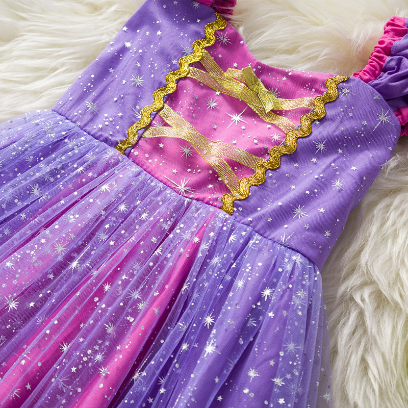 Toddler Baby Girls Rapunzel Sofia Princess Costume Halloween Cosplay Clothes Toddler Party Role-play Kids Fancy Dresses For Girl LJ200923