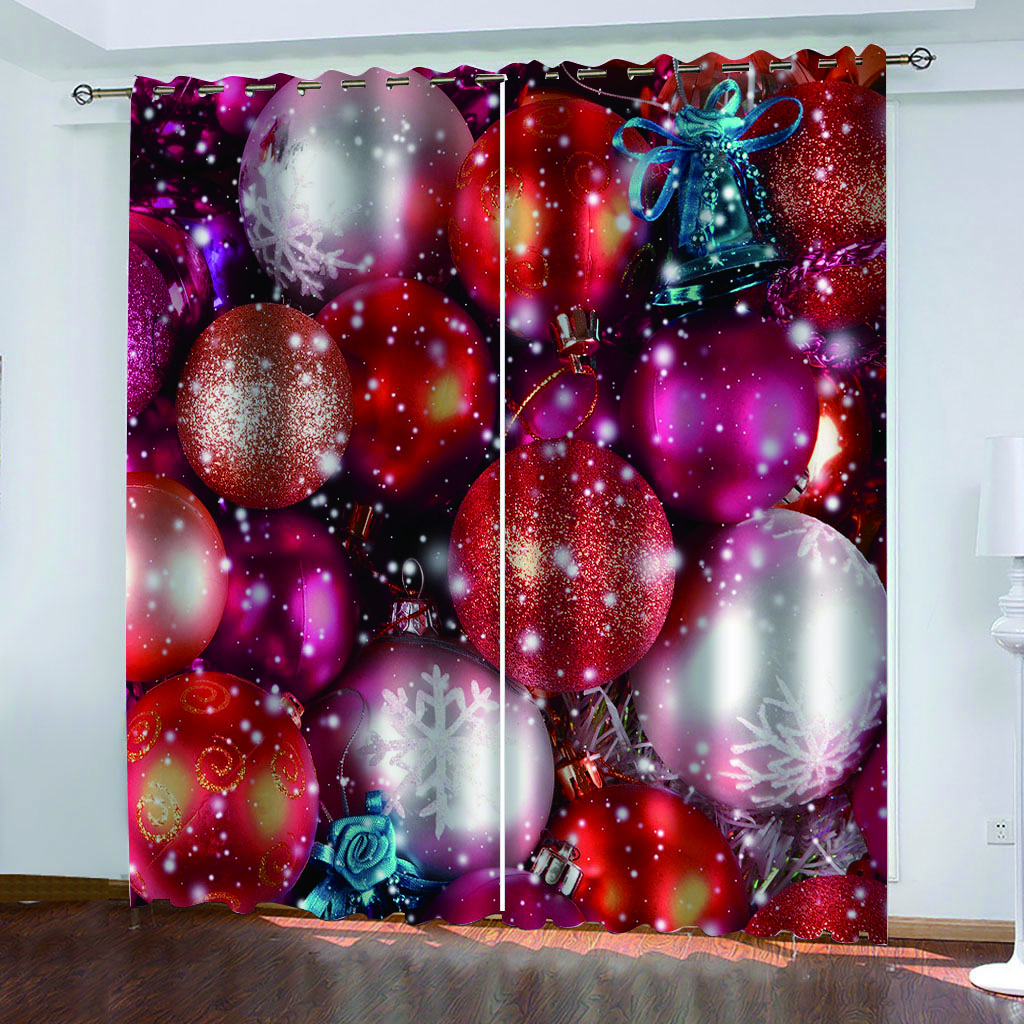 High quality custom Photo 3D Curtains for Living Room Window red ball christmas curtains 3d stereoscopic curtains
High quality custom Photo 3D Curtains for Living Room Window red ball christmas curtains 3d stereoscopic curtains