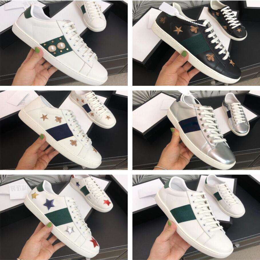 High Quality Bee New Designer Shoes White tiger snake dragon ACE Embroidered Mens Women Genuine Leather Sneakers Casual Sneakers
High Quality Bee New Designer Shoes White tiger snake dragon ACE Embroidered Mens Women Genuine Leather Sneakers Casual Sneakers