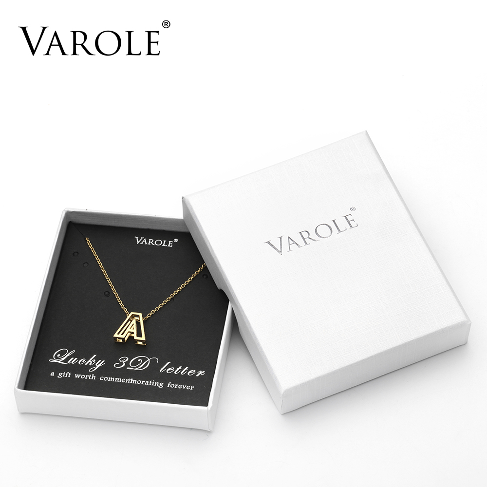 VAROLE 16in Chain Necklaces & Pendants for Women 3D Matt Finish A-Z Alphabet Letter Choker Stainless Steel Jewelry with Gift Box
VAROLE 16in Chain Necklaces & Pendants for Women 3D Matt Finish A-Z Alphabet Letter Choker Stainless Steel Jewelry with Gift Box