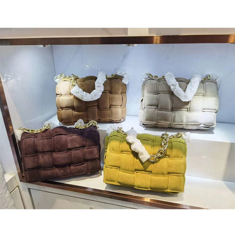 Retro Classic Fashion Women Evening Bags Thick Metal Chain Frosted Suede Bag Woven Cross-body ShoulderBag PillowBag Tote Lady Chains Starp H
Retro Classic Fashion Women Evening Bags Thick Metal Chain Frosted Suede Bag Woven Cross-body ShoulderBag PillowBag Tote Lady Chains Starp H