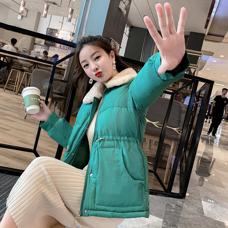 Women's Cotton Women's Short Thicken Korean Loose Cotton Coat Student Bread 201110wtt