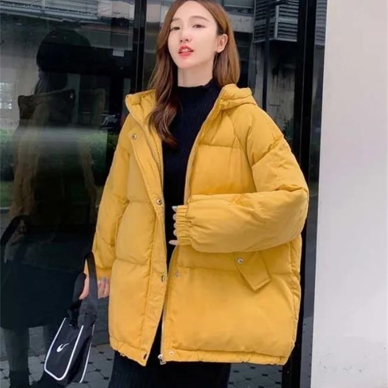 Autumn Winter New Womens Coats Korean Hooded Coat Women Thick Quilted Cotton Parkas Oversized Jacket Female Ins Fashion outwear 201019