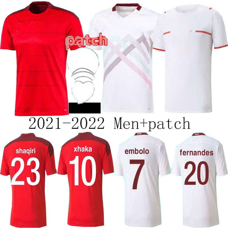 World Cup 2022 Switzerland home away Soccer Jersey 22 23 SEFEROVIC FREULER SHAQIRI LANG EMBOLO BEHRAMI SOW SCHR Swiss Red Men + kids kit Football Shirt uniforms fans, Kids home
World Cup 2022 Switzerland home away Soccer Jersey 22 23 SEFEROVIC FREULER SHAQIRI LANG EMBOLO BEHRAMI SOW SCHR Swiss Red Men + kids kit Football Shirt uniforms fans, Kids home