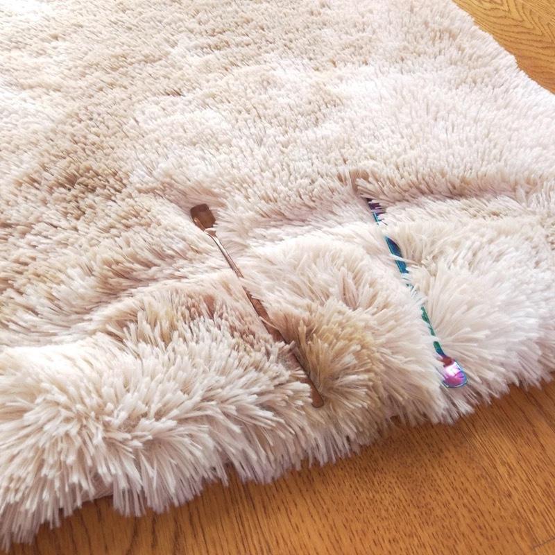 Area Rugs and Carpets Home Living Room Tie Dyeing Fluffy Shag Fur Rug Plush Soft Anti-slip Floor Mat Bedroom Decorative Carpet