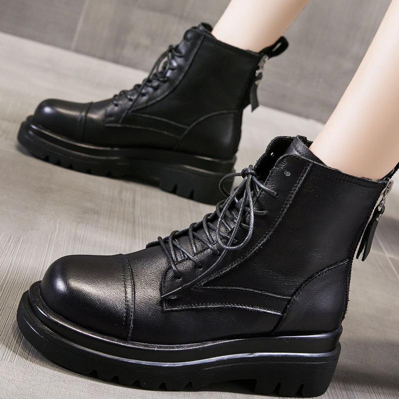 Swonco Genuine Leather Maritn Boots Women Casual Shoes Black 2021 New High Top Ankle Boots Female Autumn Causal Shoes Black
Swonco Genuine Leather Maritn Boots Women Casual Shoes Black 2021 New High Top Ankle Boots Female Autumn Causal Shoes Black