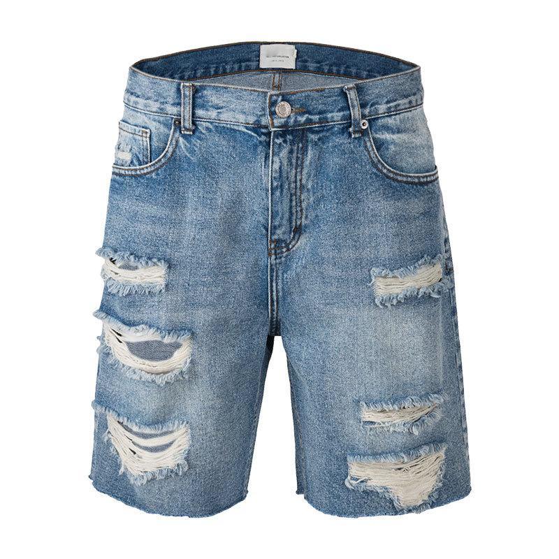 Summer hole bull-puncher knickers male hip-hop polyester cotton casual shorts regular pockets knee length, Black
Summer hole bull-puncher knickers male hip-hop polyester cotton casual shorts regular pockets knee length, Black