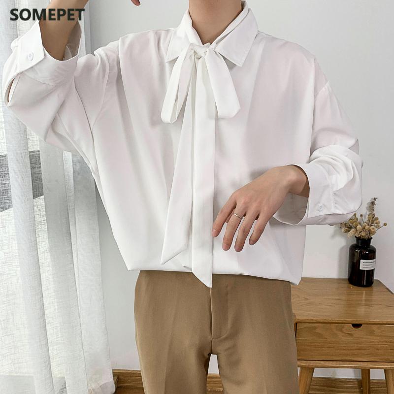 2020 Summer Men's Loose Seven Minutes Short Sleeve Shirt White/grey/yellow Color Clothes Fashion Tie Decoration Shirts
2020 Summer Men's Loose Seven Minutes Short Sleeve Shirt White/grey/yellow Color Clothes Fashion Tie Decoration Shirts
