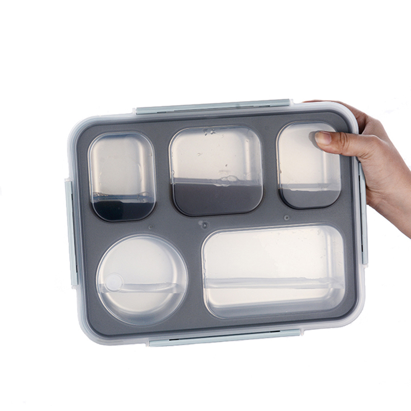 ONEUP Lunch Box Separate Compartments Leakproof Food Is Not MixedThermal Bento Box with Tableware Eco-Friendly Food Container T200709