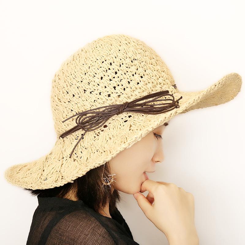 Korean Summer Straw Hat Crochet Hollow Out Big Visor Handmade Straw Sunscreen Beach Hat Foldable Sun Block UV Protection, Khaki
Korean Summer Straw Hat Crochet Hollow Out Big Visor Handmade Straw Sunscreen Beach Hat Foldable Sun Block UV Protection, Khaki