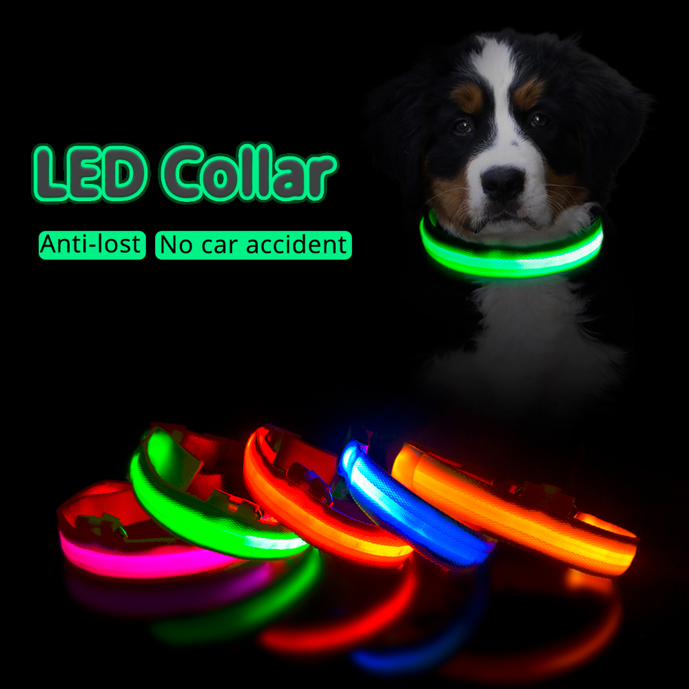 USB Charging Led Dog Collar Anti-Lost/Avoid Car Accident Collar For Dogs Puppies Dog Collars Leads LED Supplies Pet Products
USB Charging Led Dog Collar Anti-Lost/Avoid Car Accident Collar For Dogs Puppies Dog Collars Leads LED Supplies Pet Products