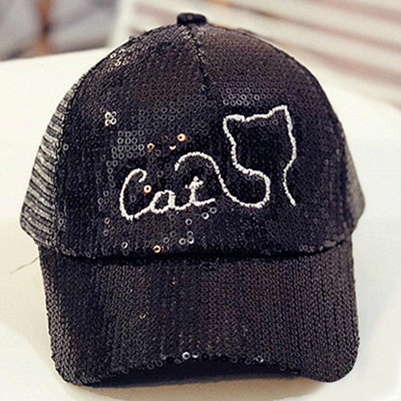 Headwear Adjustable Casual Soft Sun Hat Cartoon Mesh Breathable Cat Paillette Bling Outdoor Cute Summer Kids Baseball Cap, Black
Headwear Adjustable Casual Soft Sun Hat Cartoon Mesh Breathable Cat Paillette Bling Outdoor Cute Summer Kids Baseball Cap, Black