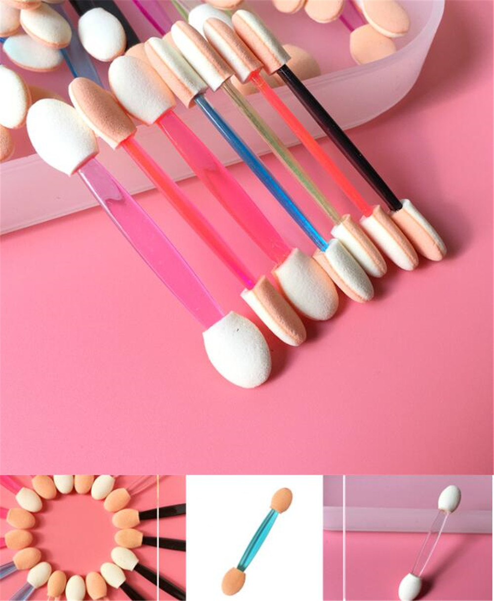 Sponge Stick Eye Shadow Applicator Cosmetic Makeup Tools Double-head Eyeshadow Brush For Women Makeup Tool
Sponge Stick Eye Shadow Applicator Cosmetic Makeup Tools Double-head Eyeshadow Brush For Women Makeup Tool