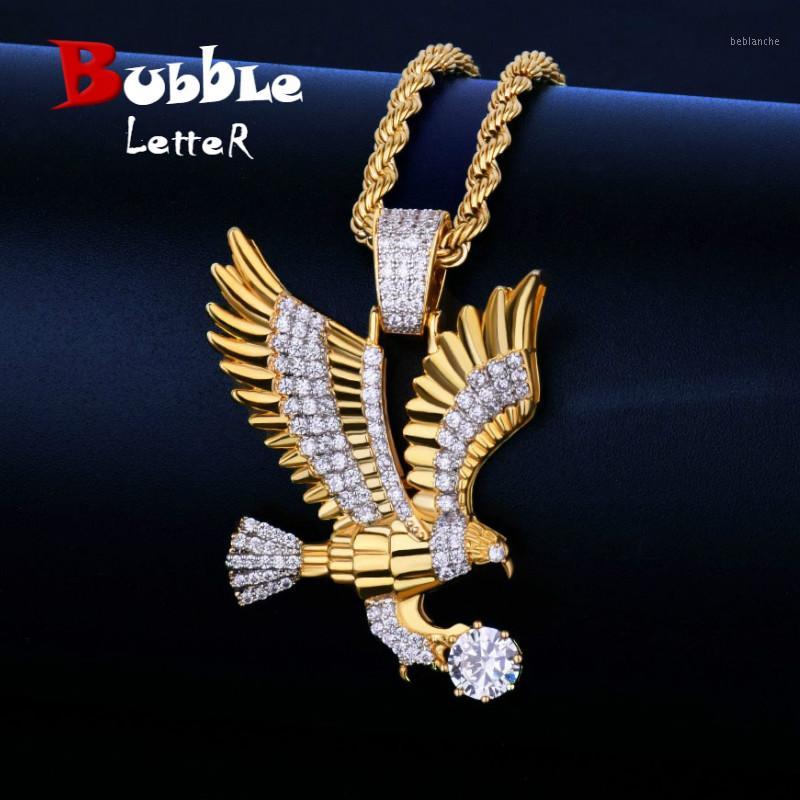 Chains Animal Eagle Iced Pendant Necklace Charm Free Rope Chain Gold Color Bling Cubic Zircon Men's Hip Hop Jewelry1
Chains Animal Eagle Iced Pendant Necklace Charm Free Rope Chain Gold Color Bling Cubic Zircon Men's Hip Hop Jewelry1