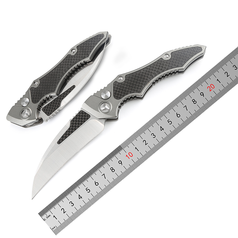 Nimo Micro Hawk D2 Steel Aviation Aluminum + Carbon Fiber Handle Outdoor EDC Hunting Survival Auto Knife Free Shipping
Nimo Micro Hawk D2 Steel Aviation Aluminum + Carbon Fiber Handle Outdoor EDC Hunting Survival Auto Knife Free Shipping