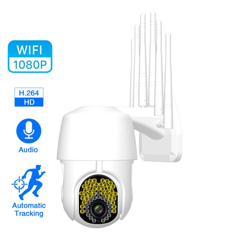 IP Camera 1080P WIFI Camera PTZ Wireless Speed Dome CCTV Outdoor Security Cameras 2MP IR Home With 32G 64G Memory Card
IP Camera 1080P WIFI Camera PTZ Wireless Speed Dome CCTV Outdoor Security Cameras 2MP IR Home With 32G 64G Memory Card