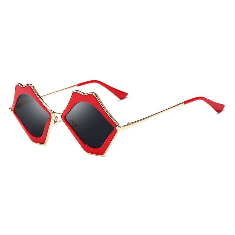 2020 Brand Design Personality Sunglasses Lips Frame Women Metal Sun Glasses Sexy Designer Red Lips Ladies Preference Eyewear
2020 Brand Design Personality Sunglasses Lips Frame Women Metal Sun Glasses Sexy Designer Red Lips Ladies Preference Eyewear