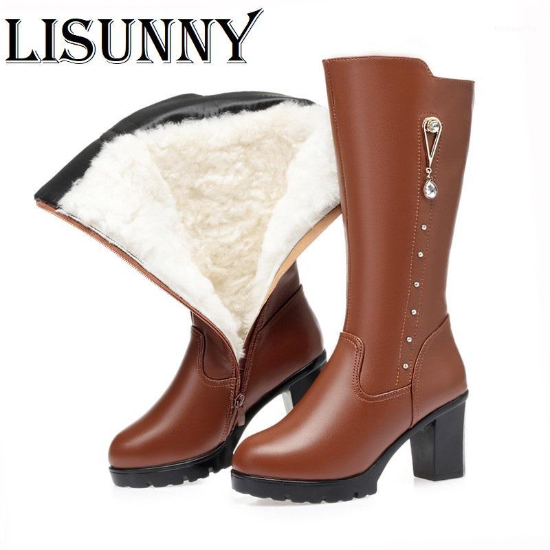 2020 Women Long Boots New Winter Genuine Leather Wool Warm Waterproof Snow Boots Women High heel Women's1, Fluff black
2020 Women Long Boots New Winter Genuine Leather Wool Warm Waterproof Snow Boots Women High heel Women's1, Fluff black
