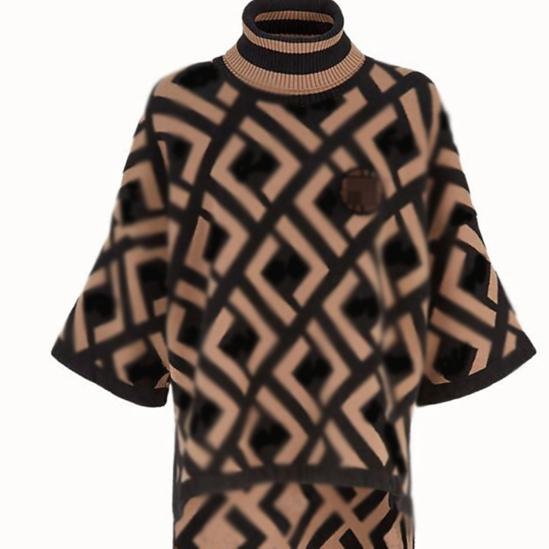 Sweater women sweaters ff Autumn and winter double ff print high neck pullover ladies sweater womens women designers clothes women
Sweater women sweaters ff Autumn and winter double ff print high neck pullover ladies sweater womens women designers clothes women