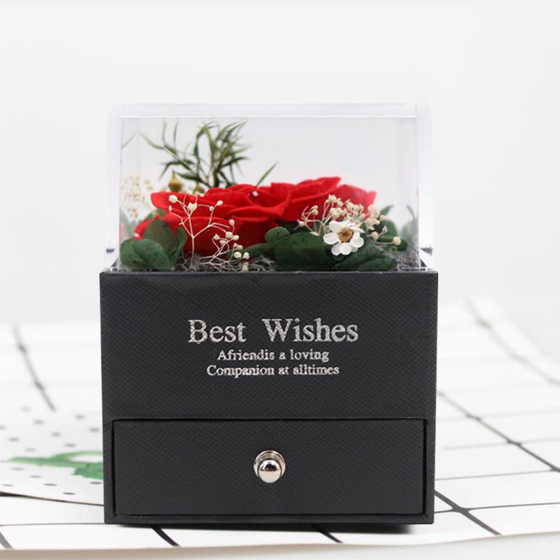 New Design Fashion Ladies Eternal Rose Jewelry Box Unfade Flower Edge Rose Ring Box Jewelry Romantic Valentine's Day Gift
New Design Fashion Ladies Eternal Rose Jewelry Box Unfade Flower Edge Rose Ring Box Jewelry Romantic Valentine's Day Gift