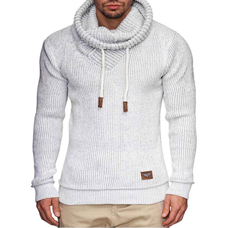 Men' Jacket Jacquard Long-sleeved Knit Sweater Pile Collar Warm Fashion Solid All-match Big Size Chic Sweater for Men, Black
Men' Jacket Jacquard Long-sleeved Knit Sweater Pile Collar Warm Fashion Solid All-match Big Size Chic Sweater for Men, Black