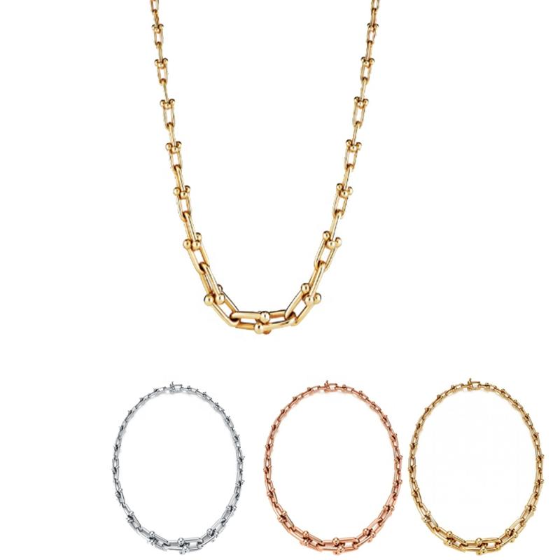 chains hardwear letter Necklaces 925 silver TIF Style men necklace big U link Necklaces-couple Hiphop logo Jewelry Collar
chains hardwear letter Necklaces 925 silver TIF Style men necklace big U link Necklaces-couple Hiphop logo Jewelry Collar