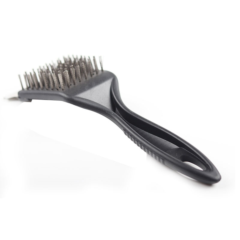 BBQ Cooking Tools Wire Bristles Cleaning Brushes Barbecue Grill Brush BBQ Cleaning Tools Outdoor Accessories Durable DDD3701