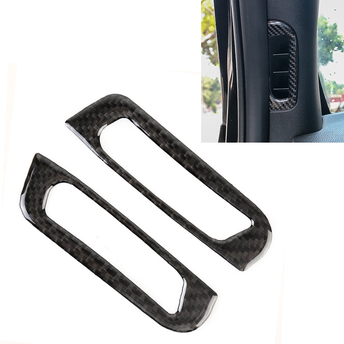 2 PCS Car A Column Air Outlet Carbon Fiber Decorative Sticker for Jeep Grand Cherokee
2 PCS Car A Column Air Outlet Carbon Fiber Decorative Sticker for Jeep Grand Cherokee