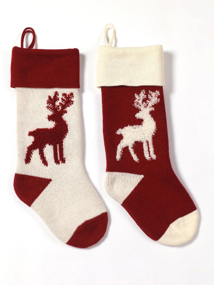 18inch Christmas Stocking Bag New Year Christmas Stocking Sack Gift Candy Bag Knitted Hanging Candy Socks Tree Decor
18inch Christmas Stocking Bag New Year Christmas Stocking Sack Gift Candy Bag Knitted Hanging Candy Socks Tree Decor