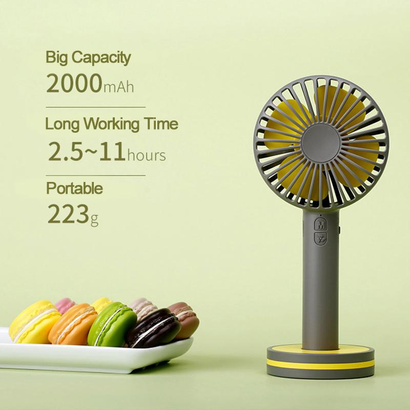 Portable Hand Fan For Travelling Outdoor Office 2000mAh Creative Macaron Powerful Rechargeable Cooling Fan with Cosmetic Mirror
Portable Hand Fan For Travelling Outdoor Office 2000mAh Creative Macaron Powerful Rechargeable Cooling Fan with Cosmetic Mirror
