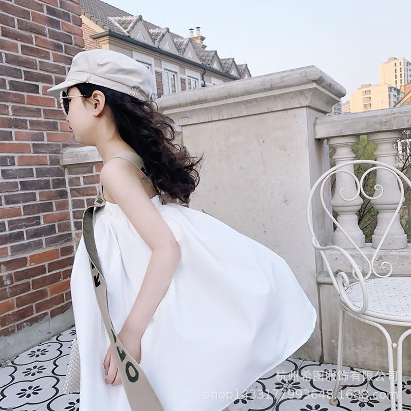 2020 summer new girls tube top halter dress fairy dress solid color swing skirt foreign style1, White
2020 summer new girls tube top halter dress fairy dress solid color swing skirt foreign style1, White