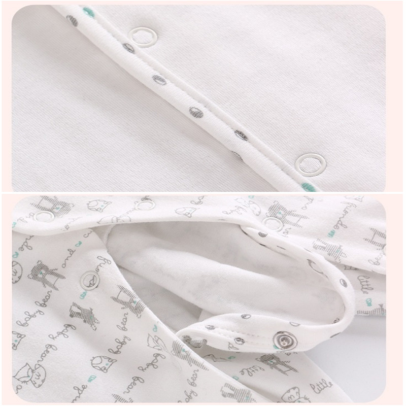 Vlinder Newborn Baby Clothes Baby Boy Girl Clothes New born Pajamas Clothes Bodysuit Cap Gloves Bib Top Pants 8PCS SET 0-12M 201030