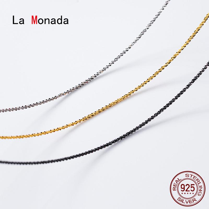 La Monada Silver Chain Necklace For Women Fashion Choker Minimalist Silver 925 Jewelry On The Neck Womens Necklaces No Pendant
La Monada Silver Chain Necklace For Women Fashion Choker Minimalist Silver 925 Jewelry On The Neck Womens Necklaces No Pendant