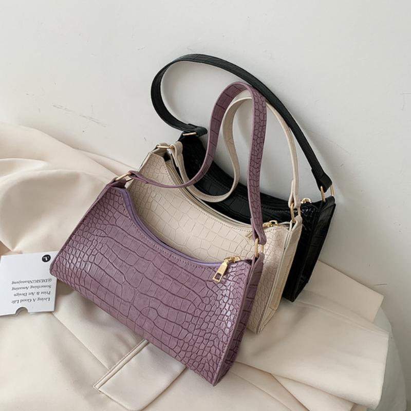 2021 New Fashion Alligator Leather Baguette Bag Lady Shoulder Messenger Bags Women Leather Handbags Crossbody Totes, Black
2021 New Fashion Alligator Leather Baguette Bag Lady Shoulder Messenger Bags Women Leather Handbags Crossbody Totes, Black