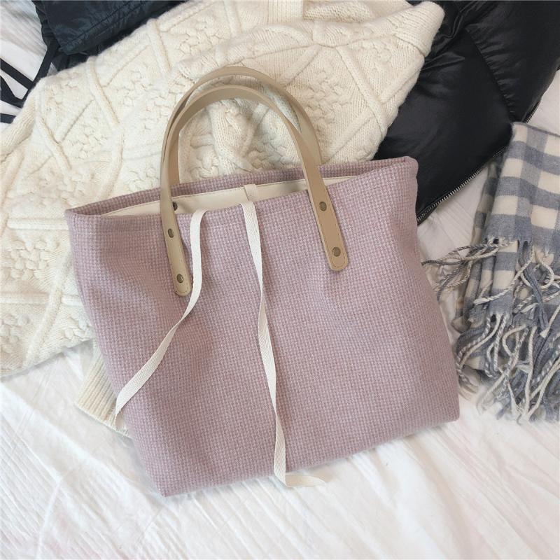 Fashion lady tote bags handtas woman woolen hand bag sacs à main femme womens bags handbags women designer handtasche damen, Lavender
Fashion lady tote bags handtas woman woolen hand bag sacs à main femme womens bags handbags women designer handtasche damen, Lavender